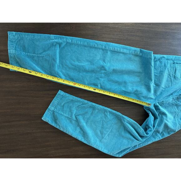Anthropologie Maeve Pants Corduroy Blue Curved 26 - Picture 9 of 11